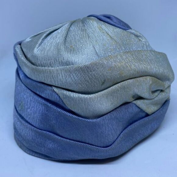 Vintage Blue Two-Tone Hat - Picture 3 of 10